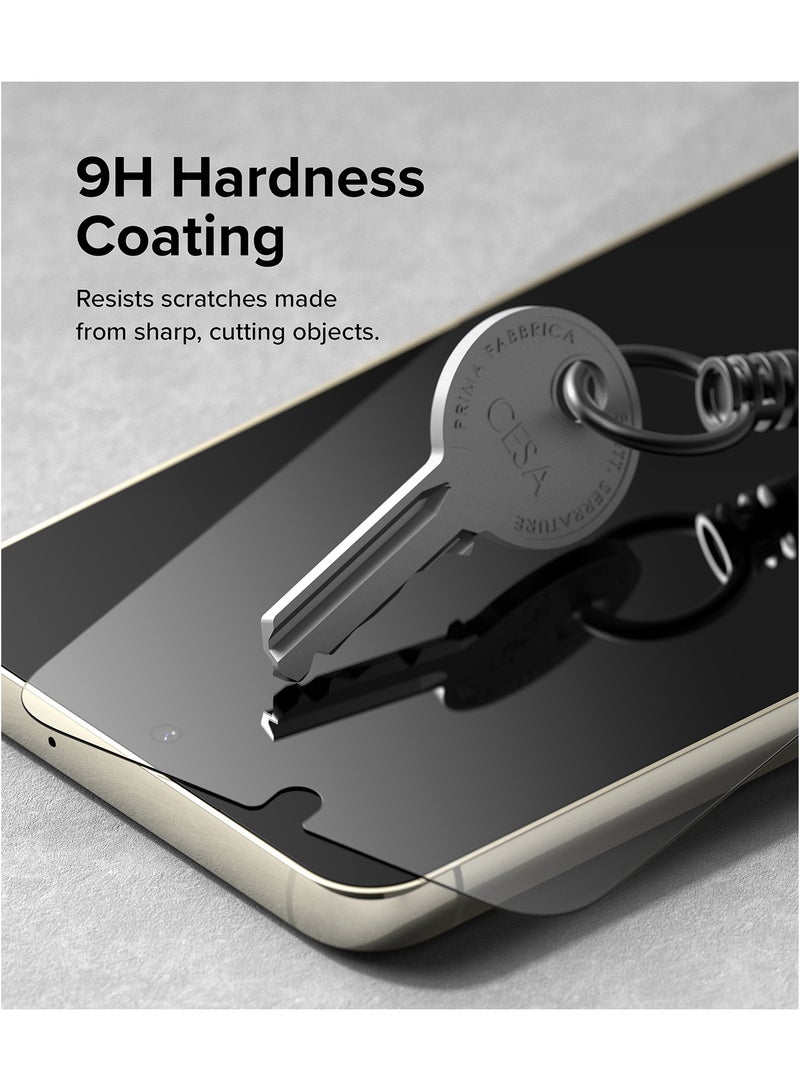 Ringke - Ringke Glass [Shatterproof Coverage] Compatible with Samsung Galaxy S23 Screen Protector 5G, Multi Layer Protective Premium Quality Tempered Glass with Easy Application Kit - 2 Pack Clear - Image 1