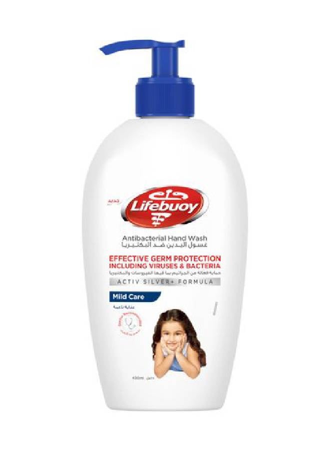 Mild Care Antibacterial Handwash Made with Activ Silver Formula effective germ protection  Promo Multicolour 450ml