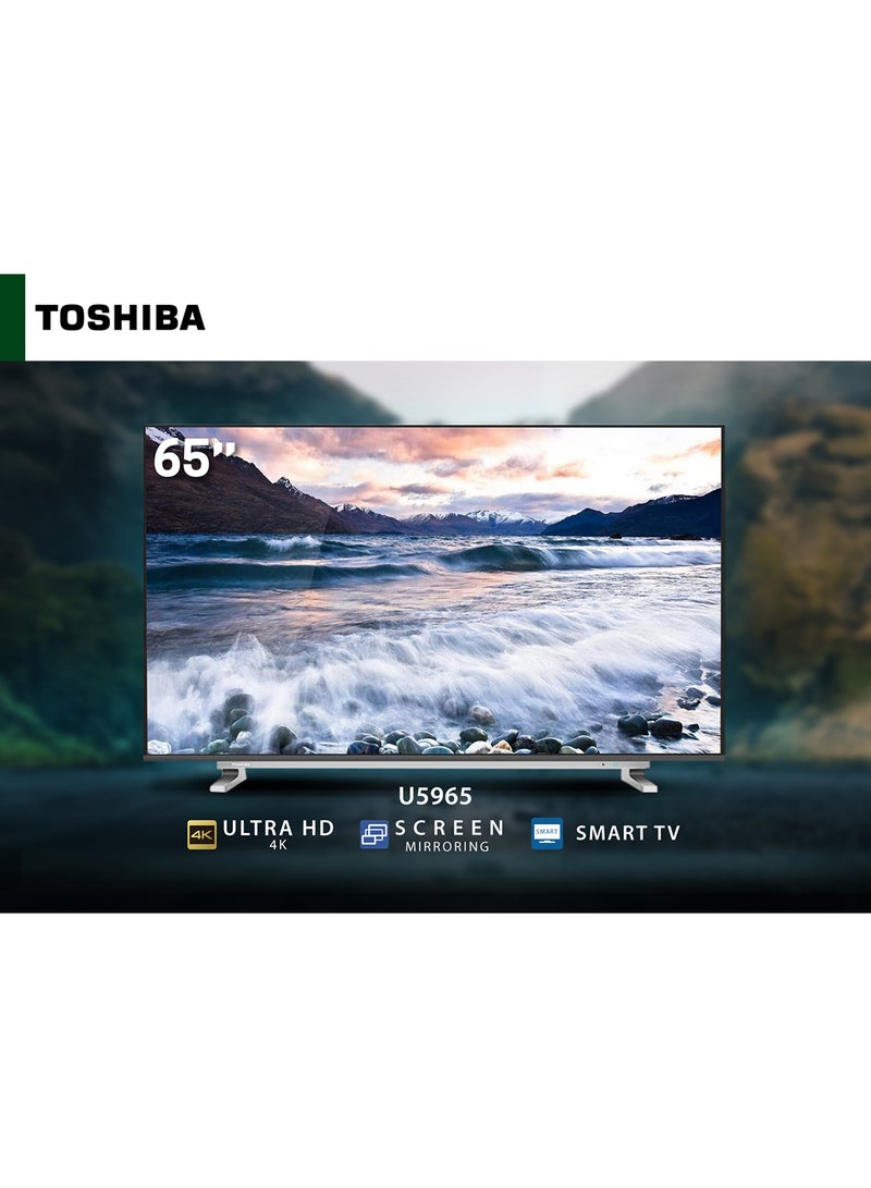 Toshiba - 65-Inch 4K UHD Smart LED TV 65U5965EE Black - Image 1