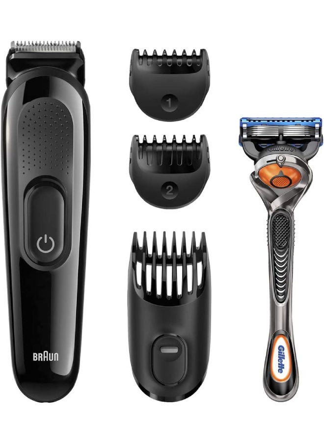 BRAUN - Styling Kit 4-In-1 Hair And Beard Trimmer SK3000 Black - Image 1