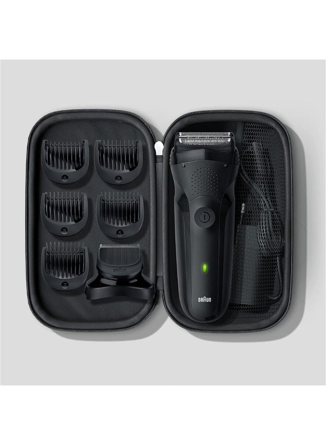 BRAUN - Series 3 MBS3 Rechargeable Foil Shaver Black - Image 1