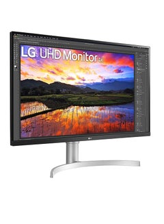 شاشة 32UN650-W مقاس 31.5 بوصة بدقة 4K UHD (3840 × 2160) IPS فائقة الدقة مع HDR10، وDCI-P3 95% من التدرج اللوني، وAMD FreeSync، وMAXXAUDIO، ووضع الألعاب، فضي أسود فضي أسود - v1677131733/N53353759A_3