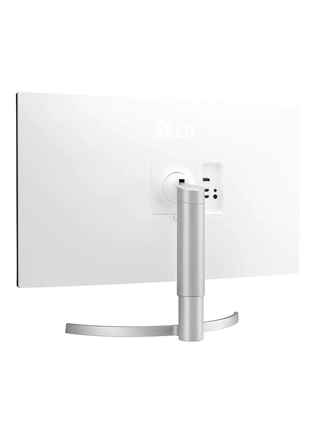 إل جي - شاشة 32UN650-W مقاس 31.5 بوصة بدقة 4K UHD (3840 × 2160) IPS فائقة الدقة مع HDR10، وDCI-P3 95% من التدرج اللوني، وAMD FreeSync، وMAXXAUDIO، ووضع الألعاب، فضي أسود فضي أسود - Image 1