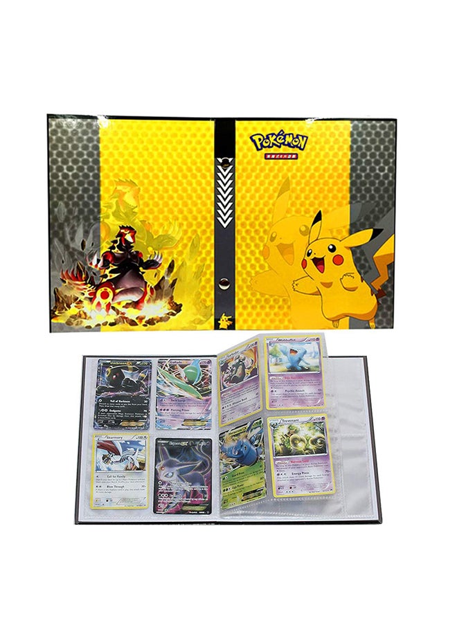 جو باي ألبوم بطاقات تداول البوكيمون من 20 صفحة مزين بطبعة شخصية بيكاتشو 70 X 94 - Image 1