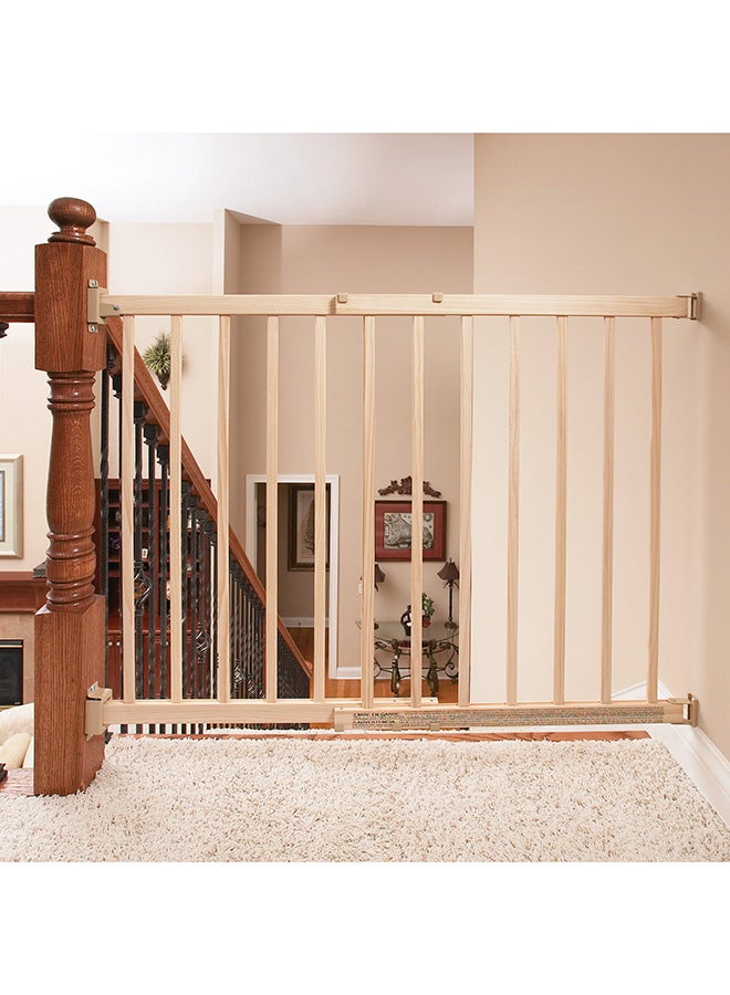 evenflo - Top Of Stairs Walk Thru Gate, Wood - Image 1