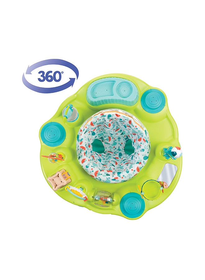 evenflo - Exersaucer Seaside Splash Activity Center - Blue - Image 1