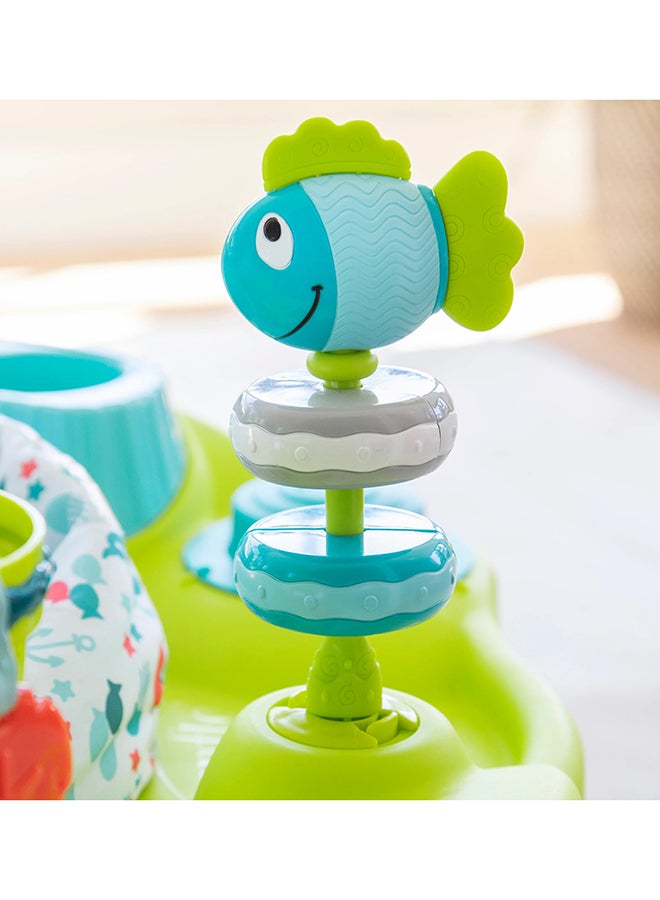 evenflo - Exersaucer Seaside Splash Activity Center - Blue - Image 1