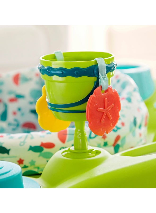 evenflo - Exersaucer Seaside Splash Activity Center - Blue - Image 1