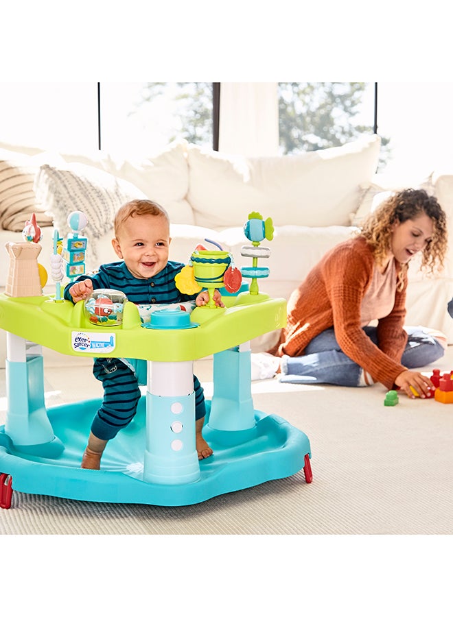 evenflo - Exersaucer Seaside Splash Activity Center - Blue - Image 1