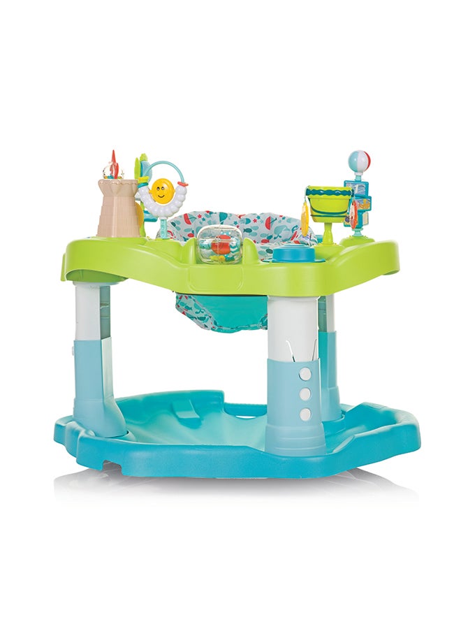 evenflo - Exersaucer Seaside Splash Activity Center - Blue - Image 1