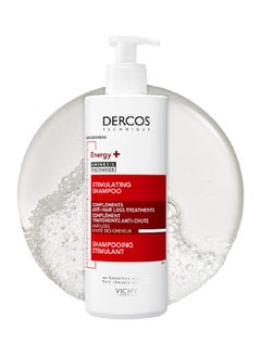 VICHY Dercos Energy Plus Stimulating And Anti Hair Loss Shampoo With Aminexil 400grams  - Image 2
