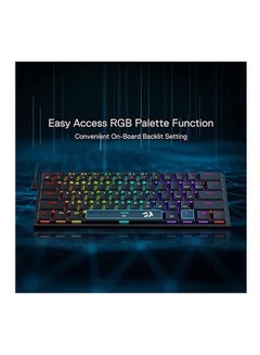 REDRAGON K614 Anivia PRO RGB Mechanical Gaming Keyboard – Low Profile Red Switch – Wireless/Bluetooth/Wired (Black)  - Image 3