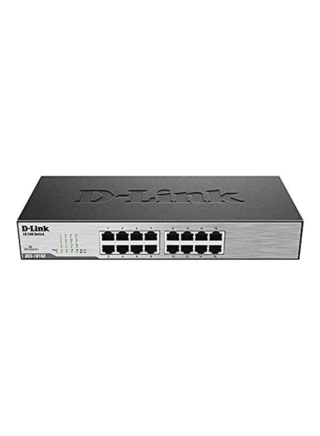 دي لينك DES-1016D مفتاح 16 منفذ 10/100 ميجابايت في الثانية  - Image 2