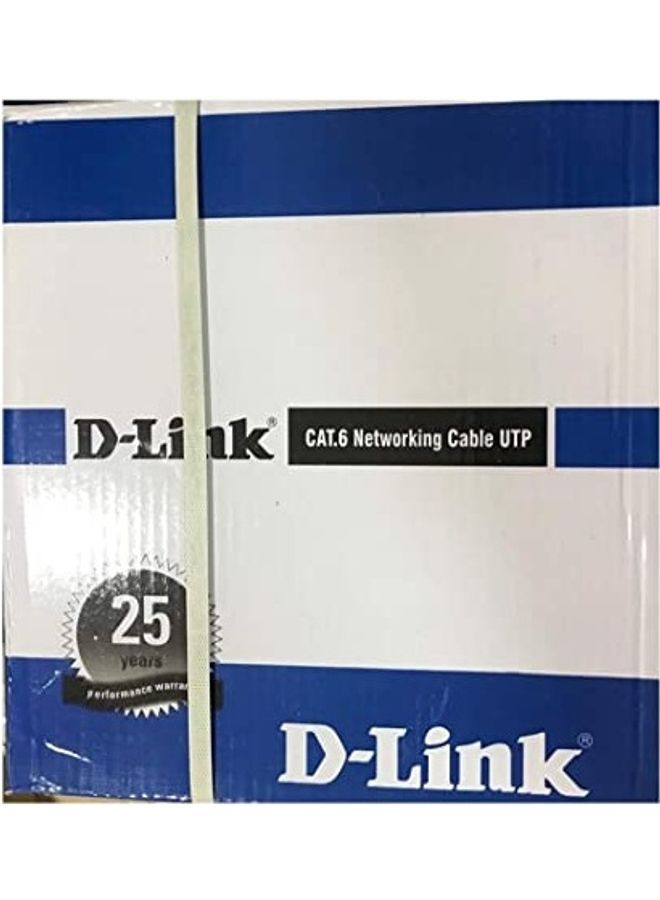 دي لينك CAT-6 UTP Cable Roll 305 meter - Networking Cable Black  - Image 3