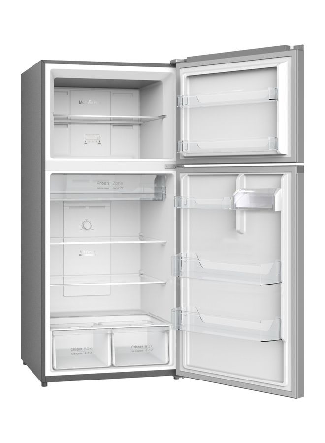 HOOVER 670 Liters Double Door Top Mount Refrigerator Dual Inverter Fridge And Freezer Total No Frost Multi Air Flow LED Lights Crisper With Humidity Control Steel Finish HTR-M670-S Silver - Image 2