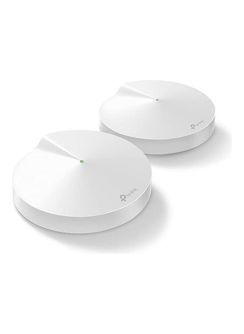 Deco M9 Plus Mesh Wi-Fi Router, AC2200, Triband, Wi-Fi Home Network Complete Solution White