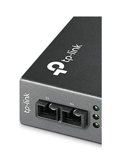 TP-LINK Fast Ethernet SFP to RJ45 Fiber Media Converter | Fiber to Ethernet Converter | 10/100Mbps RJ45 Port to 100Base-FX Multi-Mode Fiber (MC100CM) Black  - Image 3