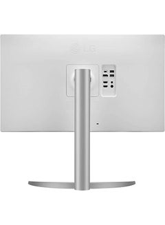 LG 27 Inch UHD 4K IPS Monitor with VESA DisplayHDR 400, USB-C, Adjustable Stand, Silver 27UP850-W Silver  - Image 2