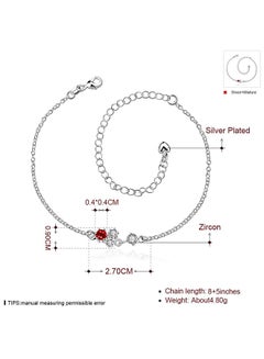 SKMEI Beautiful Ankle Bracelets Initial Diamond Anklets For Women Spa003C  - Image 2