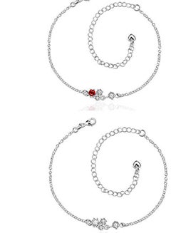 SKMEI Beautiful Ankle Bracelets Initial Diamond Anklets For Women Spa003C  - Image 5