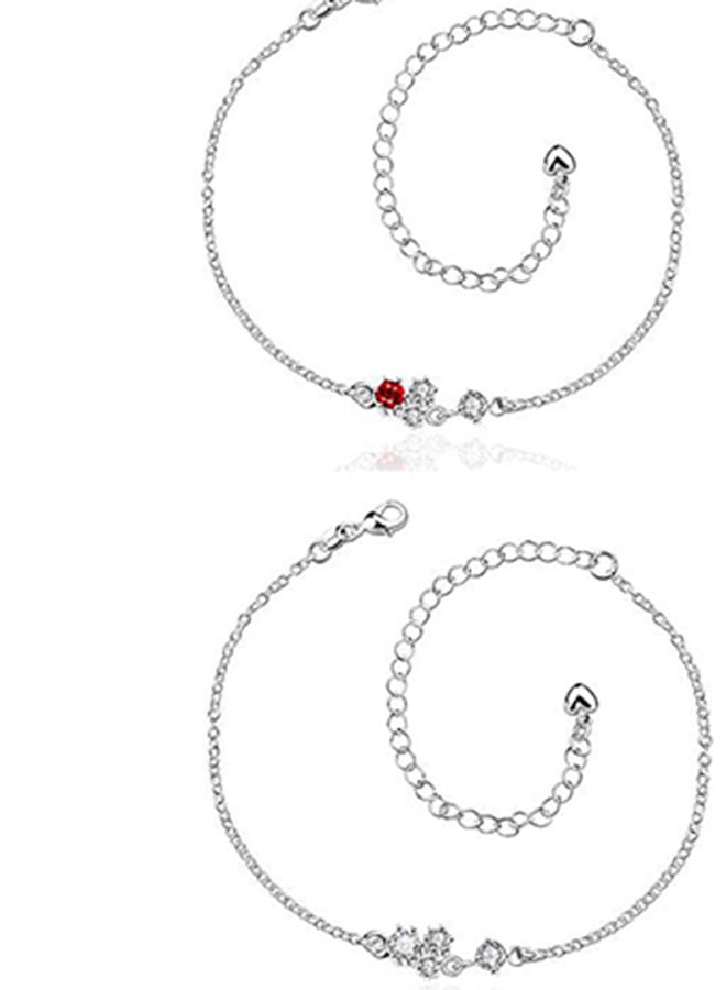 SKMEI Beautiful Ankle Bracelets Initial Diamond Anklets For Women Spa003C  - Image 5