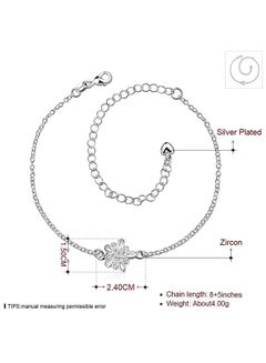 SKMEI Beautiful Ankle Bracelets Initial Diamond Anklets For Women Spa009B  - Image 2