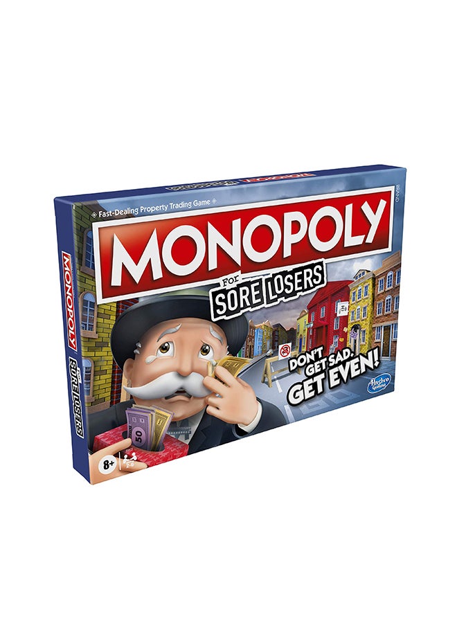 Monopoly Sore Losers Hasbro Board Game, Ages 8 And Up  - Image 5