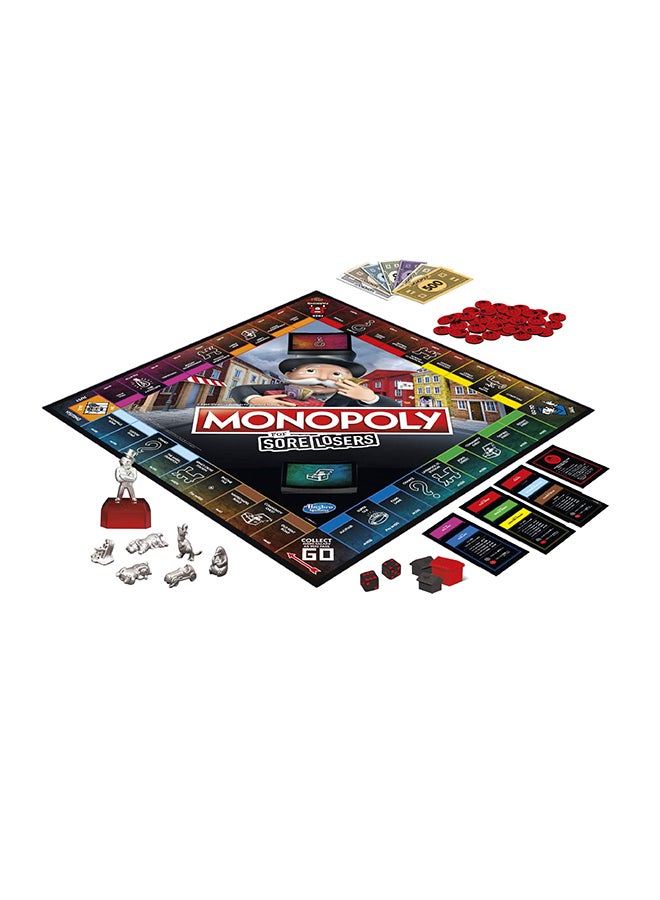 Monopoly Sore Losers Hasbro Board Game, Ages 8 And Up  - Image 2