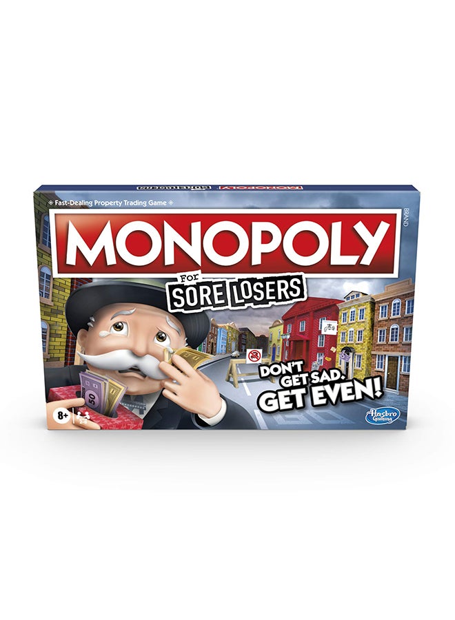 Monopoly Sore Losers Hasbro Board Game, Ages 8 And Up  - Image 3