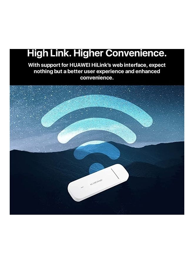 HUAWEI - Unlocked E3372h-320 LTE/4G 150 Mbps USB Mobile Broadband Dongle For Use With Any Sim Card Worldwide White - Image 1