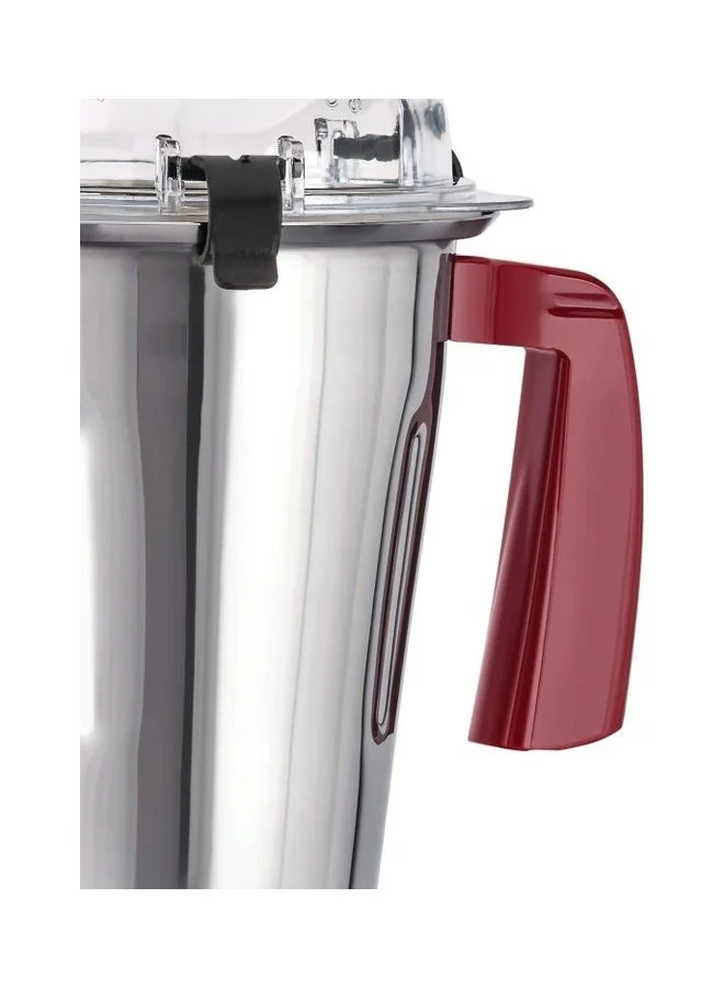 BLACK+DECKER 3-in-1 Multifunctional Mixer Grinder with 3 Jars Set: Blender, Wet & Dry Grinder and a Chutney Jar Years Warranty 750 W MG750-B5 white and red