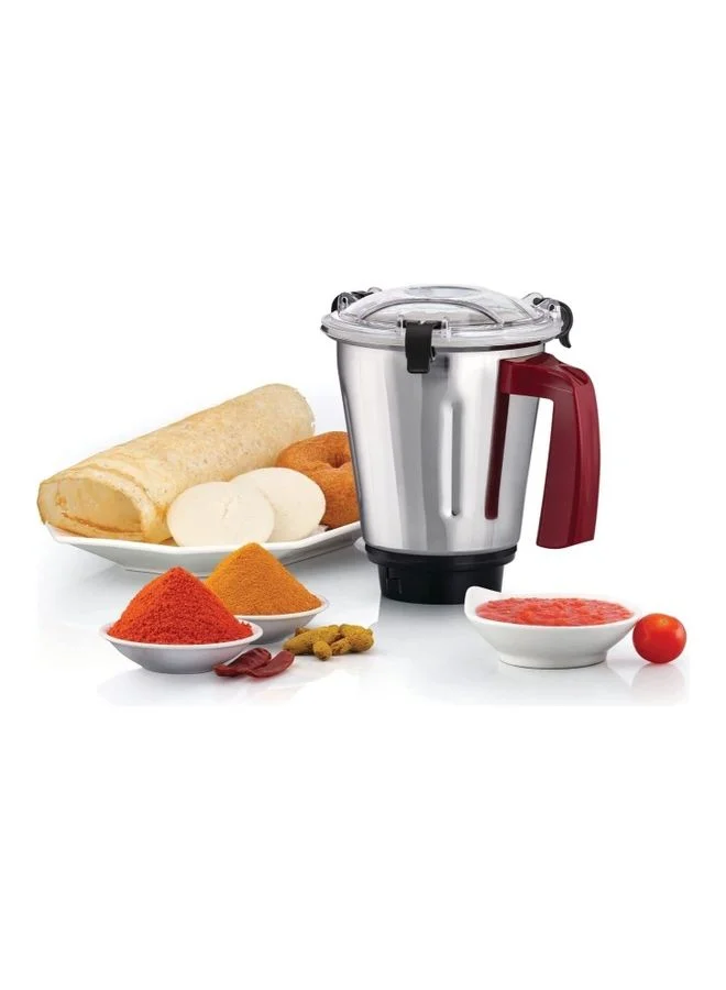 BLACK+DECKER 3-in-1 Multifunctional Mixer Grinder with 3 Jars Set: Blender, Wet & Dry Grinder and a Chutney Jar Years Warranty 750 W MG750-B5 white and red