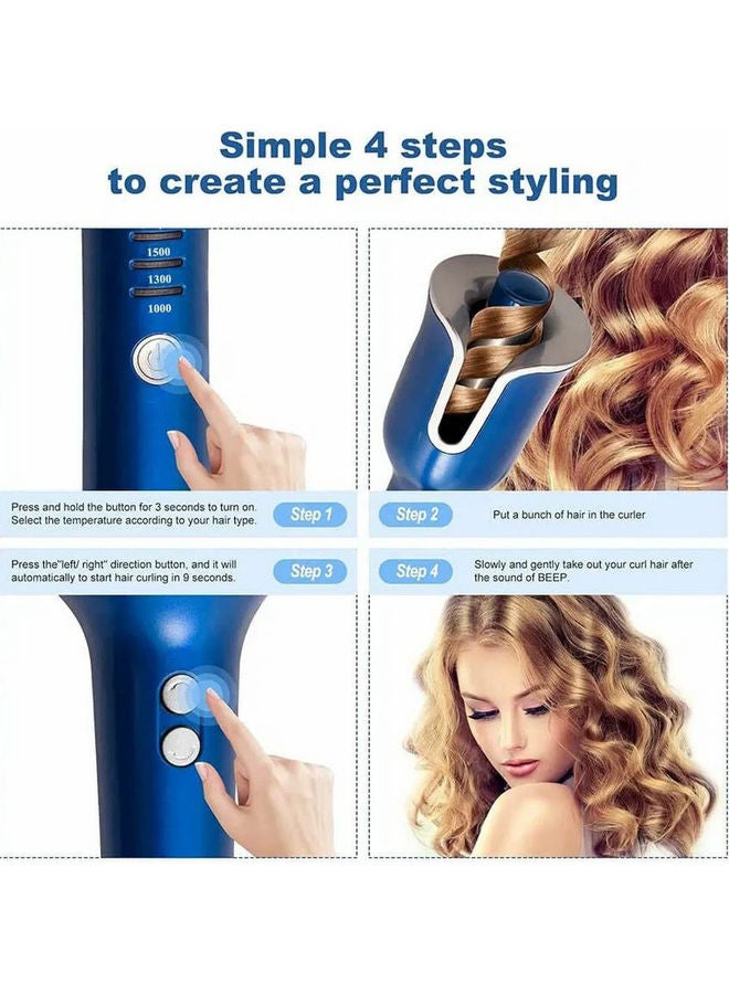 ريبون Automatic Hair Iron Ceramic Barrel Black  - Image 5