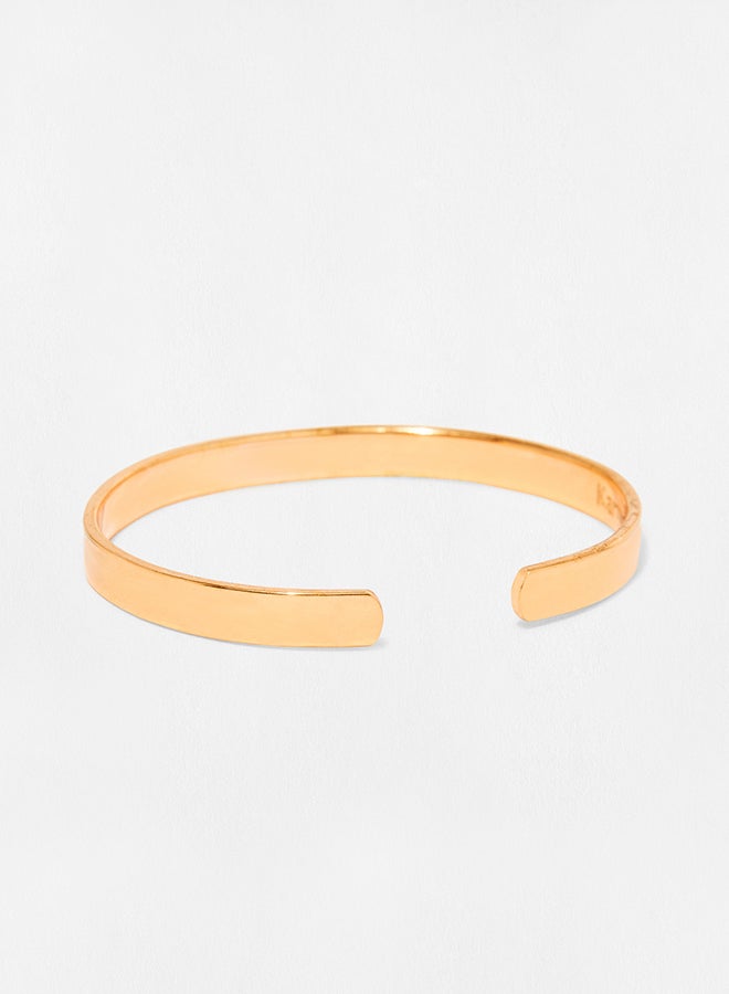 Pipa Bella - Rose Gold Plated Choose Happiness Karma Bangle - Image 1