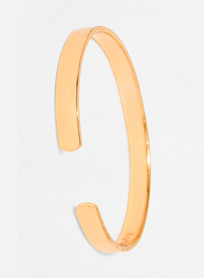 Pipa Bella - Rose Gold Plated Choose Happiness Karma Bangle - Image 1