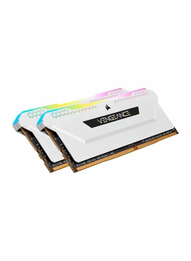 CORSAIR Vengeance LPX 16GB (2x8GB) DDR4 DRAM 3200MHz XMP 2.0 High C16 Desktop Memory Kit | White  - Image 2