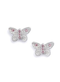 OLIVIA BURTON Bejewelled Butterfly Women's Stud Earrings - OBJ16MBE08  - Image 2