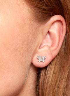 OLIVIA BURTON Bejewelled Butterfly Women's Stud Earrings - OBJ16MBE08  - Image 3