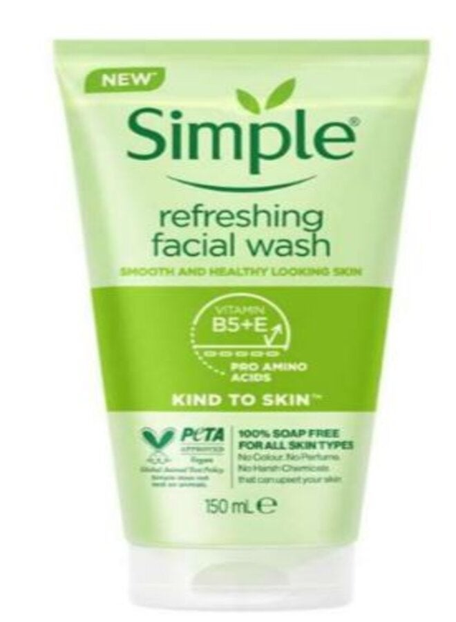 simple Refreshing Facial Wash 150ml - Image 1