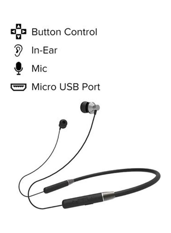 لينوفو 2-Piece Bluetooth In-Ear Neckband Earbuds Black  - Image 3