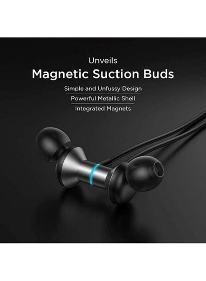 لينوفو 2-Piece Bluetooth In-Ear Neckband Earbuds Black  - Image 4