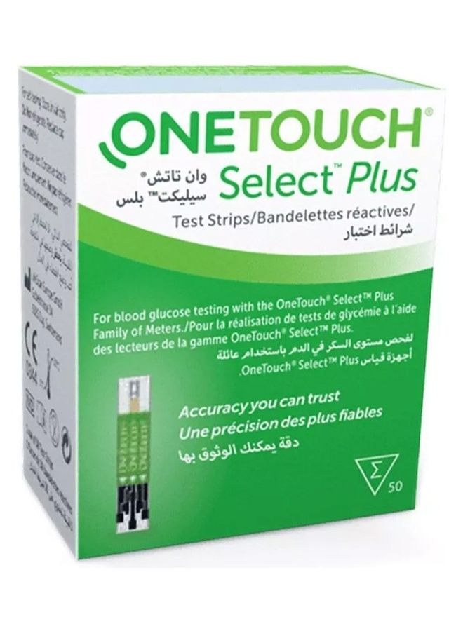 One Touch - Select Plus Flex Glucose Monitor Test Strips 50s Delica Lancet 100s - Image 1