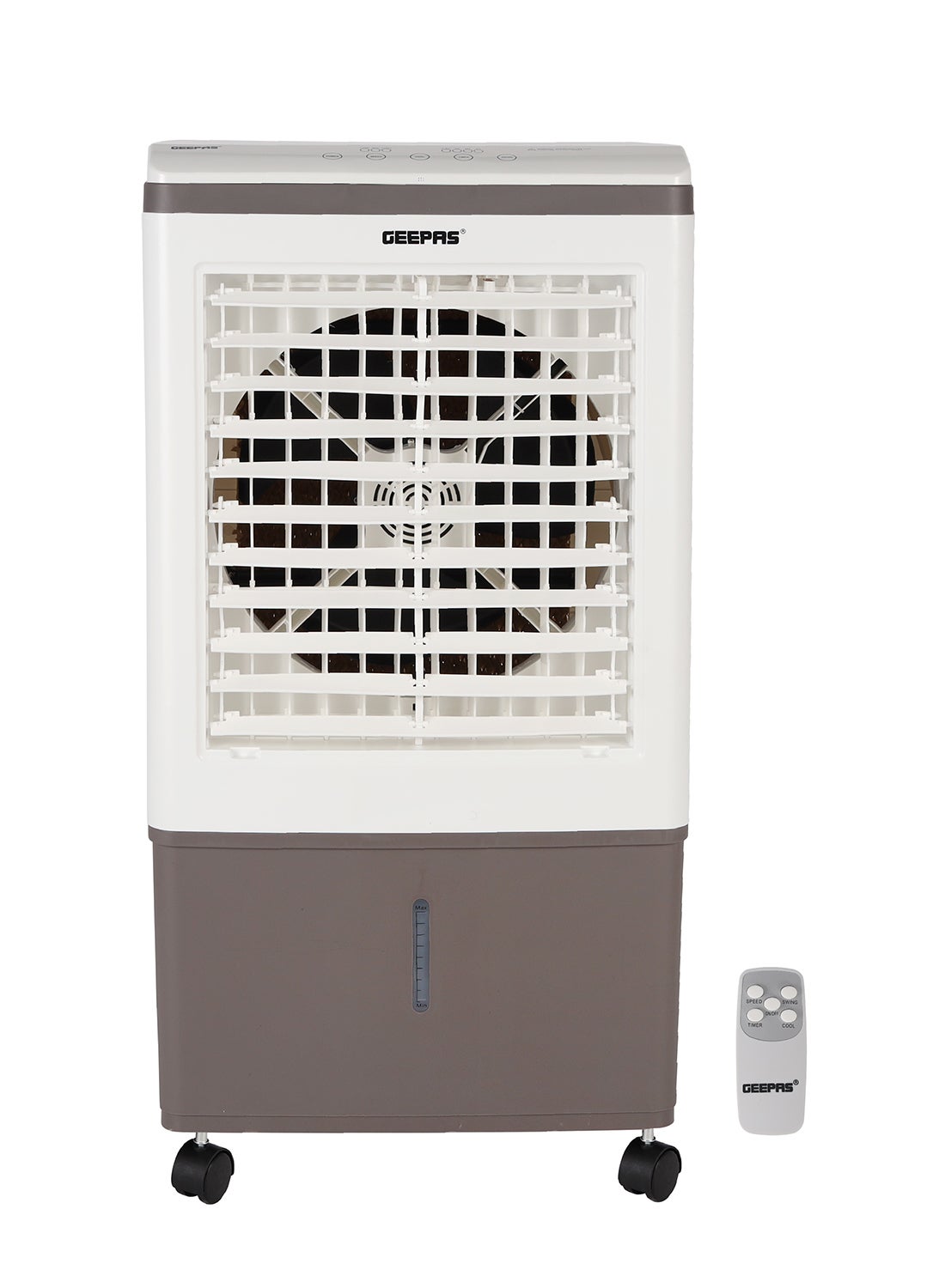 GEEPAS Portable Digital Air Cooler with Remote Control LED