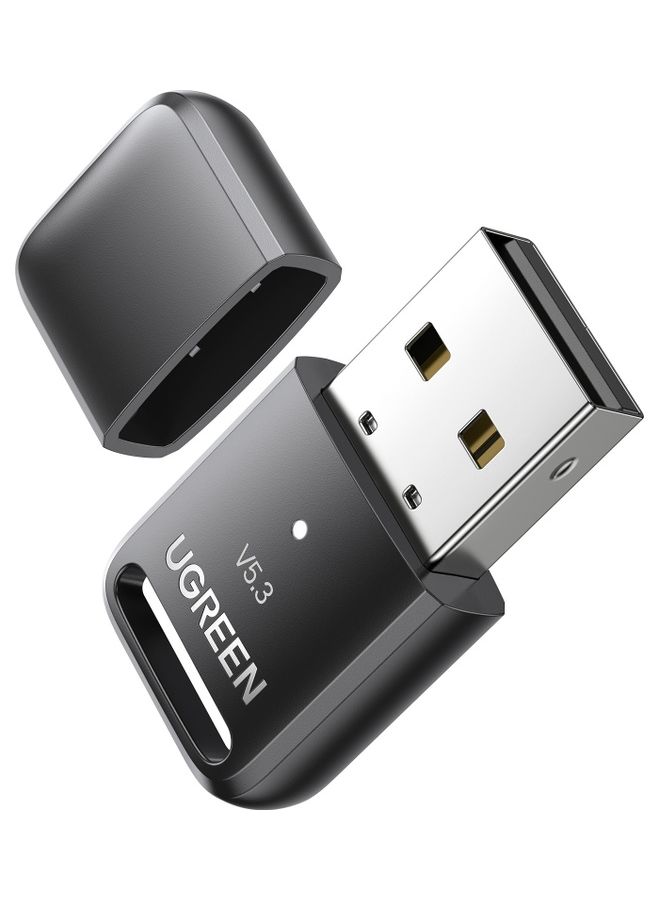 Ugreen - USB Bluetooth Adapter For PC Bluetooth Dongle for Wireless Mouse, Keyboard, Xbox, Switch Pro Controllers, Laptop, Headsets, Speakers, PS5 ,Driver-free Wireless  Adapter for Windows 8.1/10/11 Black - Image 1