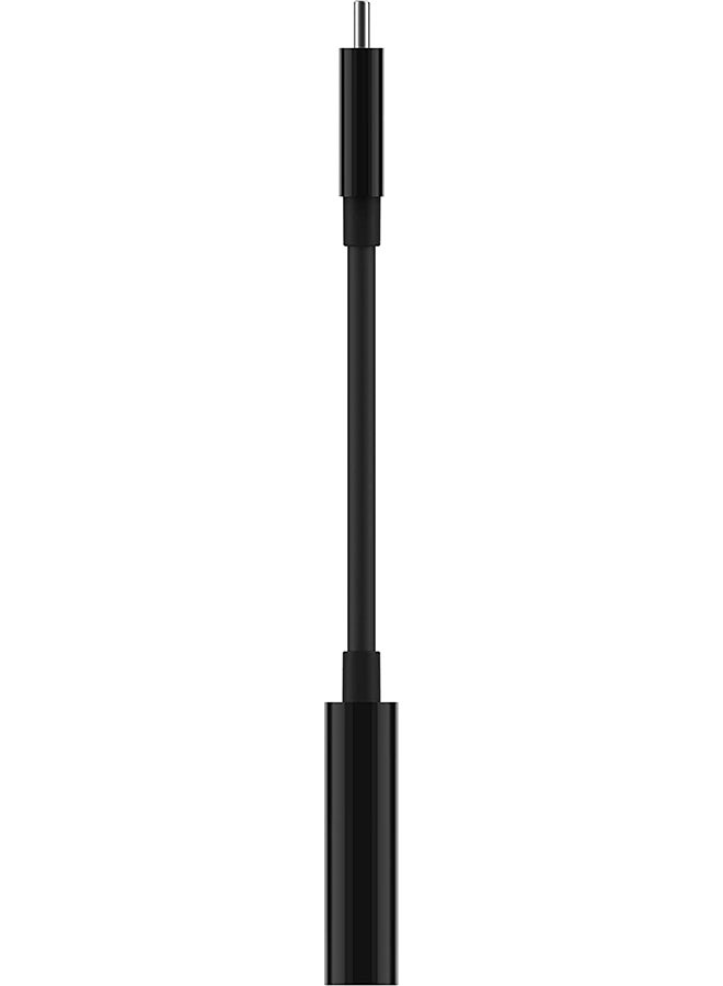 بيلكين مقسم USB-C (محول الصوت + الشحن) محول سماعة الرأس USB-C، الشحن السريع USB-C PD باللون الأسود  - Image 3