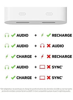 USB-C Splitter (Audio + Charge Adapter) USB-C Headphone Adapter, USB-C PD Fast Charging Black - v1677230936/N53387264A_4