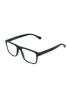 unisex Full-Rimmed Rectangular Frame Clip On Ea4115 50421W Size 54 Matte Black Demo Lens