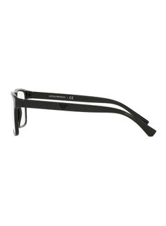 EMPORIO ARMANI unisex Full-Rimmed Rectangular Frame Clip On Ea4115 50171W Size 54 Black Demo Lens  - Image 2