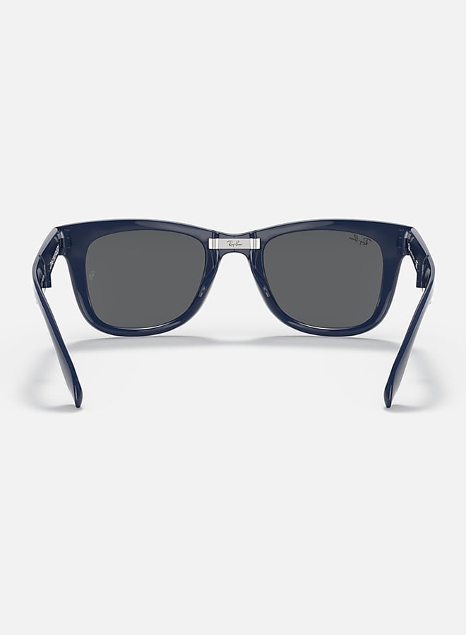 Ray-Ban - Folding Wayfarer Sunglasses -RB4105 6197/B1 50 22 140 3N FOLDING WAYFARER - Image 1