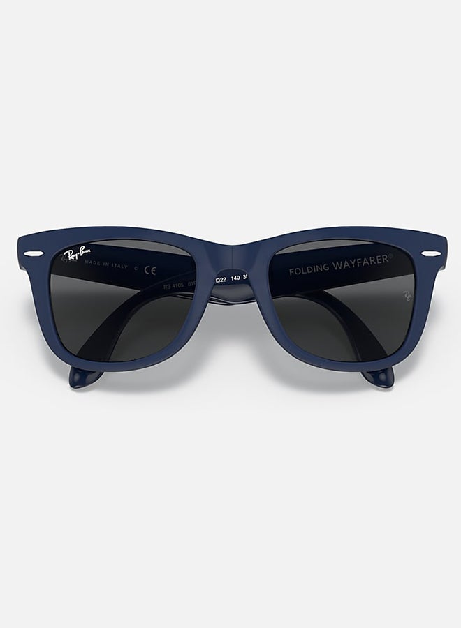 Ray-Ban - Folding Wayfarer Sunglasses -RB4105 6197/B1 50 22 140 3N FOLDING WAYFARER - Image 1
